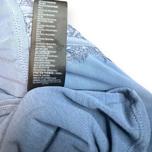 URBAN OUTFITTERS Women’s Brenna Bustier Corset Mini Dress in Dusty Periwinkle Si - Picture 7 of 8